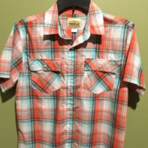 (QTY 2)Boys  Button Down shirts LIKE NEW size 14/16